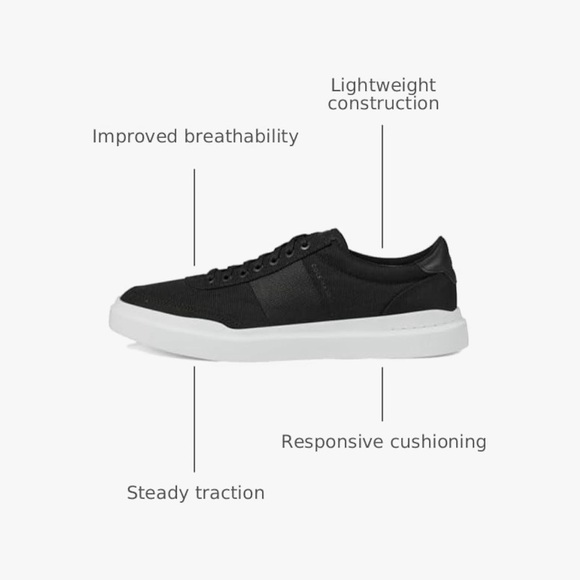 Cole Haan Men’s Grandpro Rally Canvas Court 2 , Sz.7W, Blk/White - Picture 4 of 16